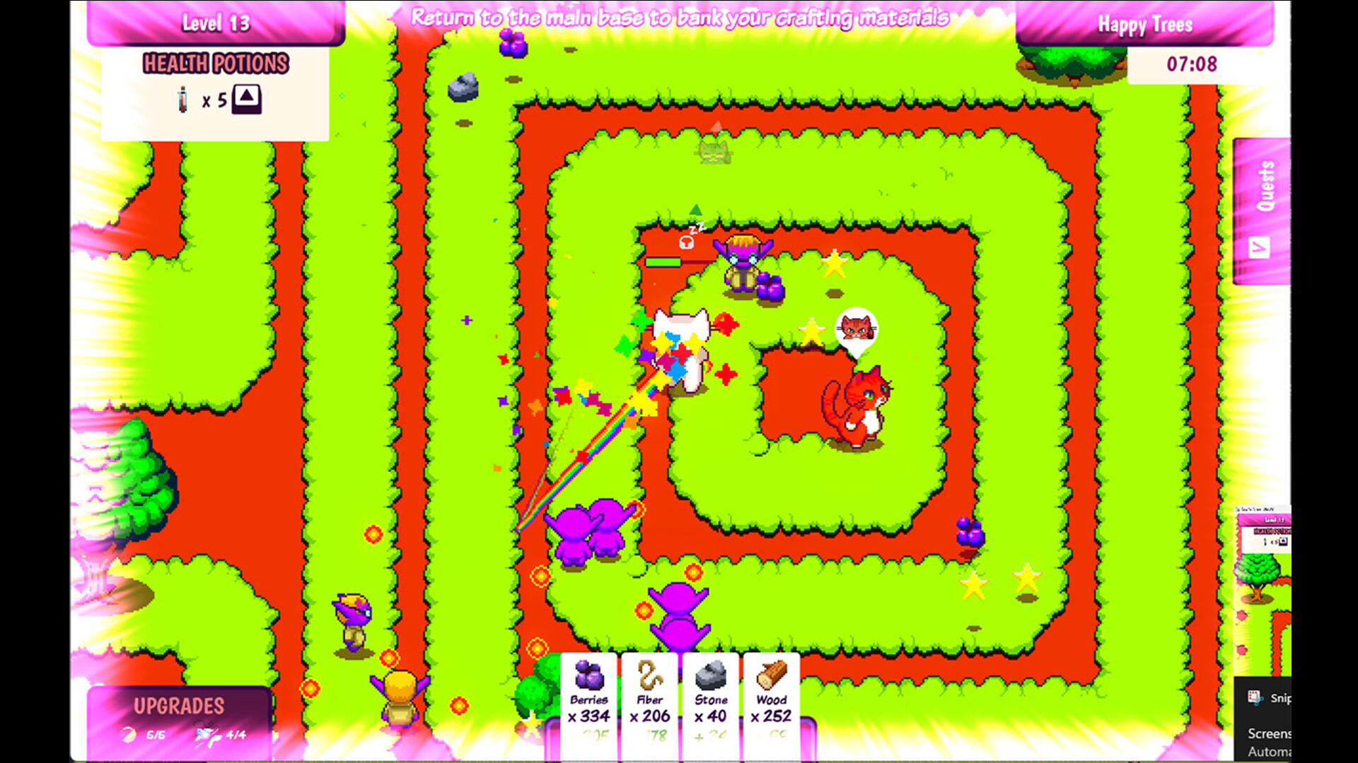 Cats vs Aliens screenshot 1