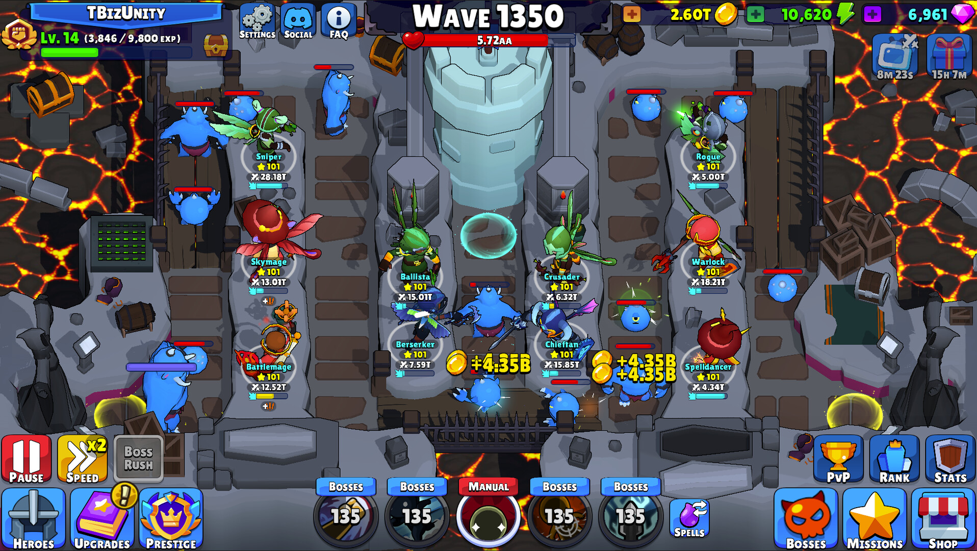 Idle Hero TD - Tower Defense RPG screenshot 5