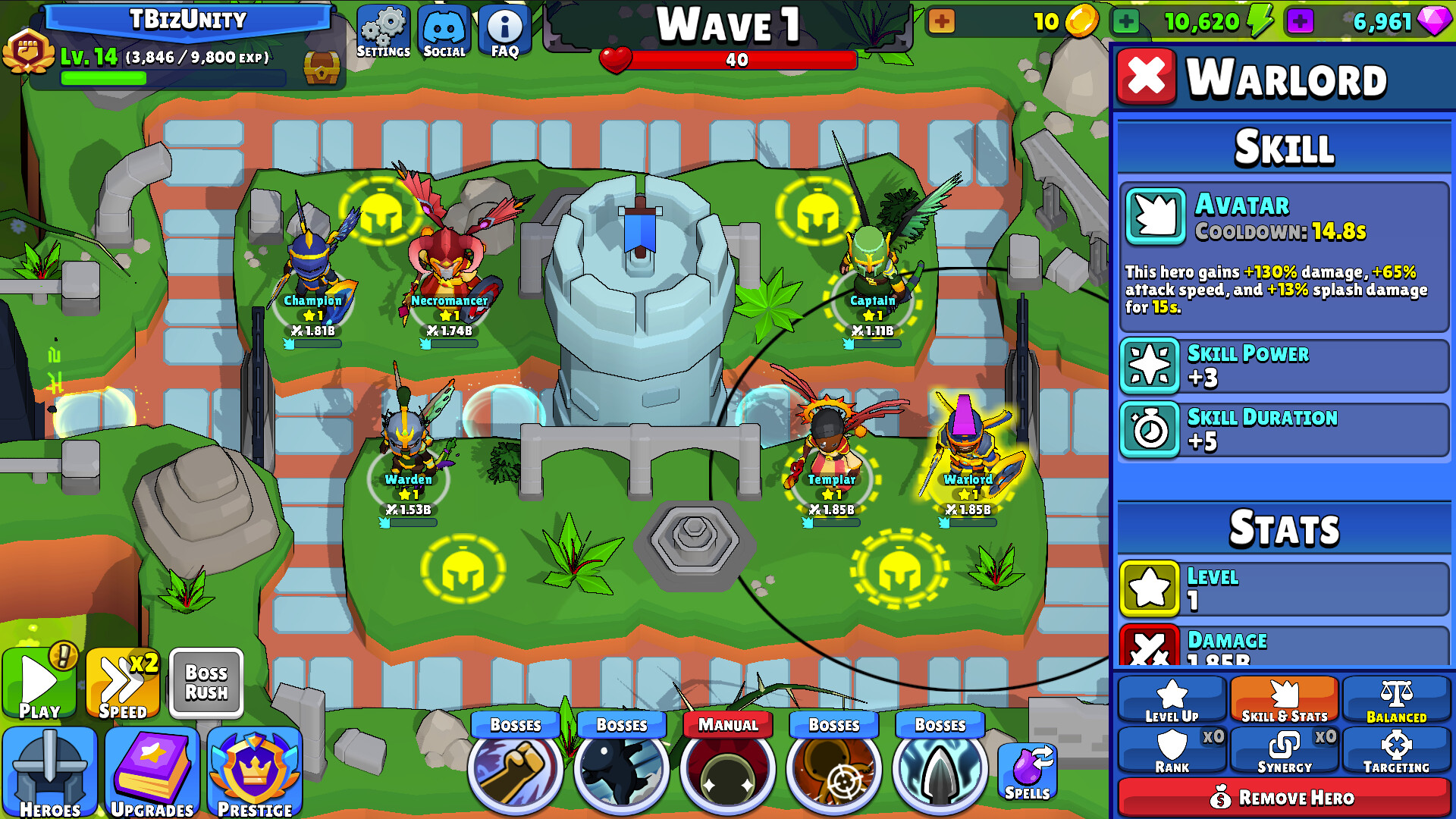 Idle Hero TD - Tower Defense RPG screenshot 6