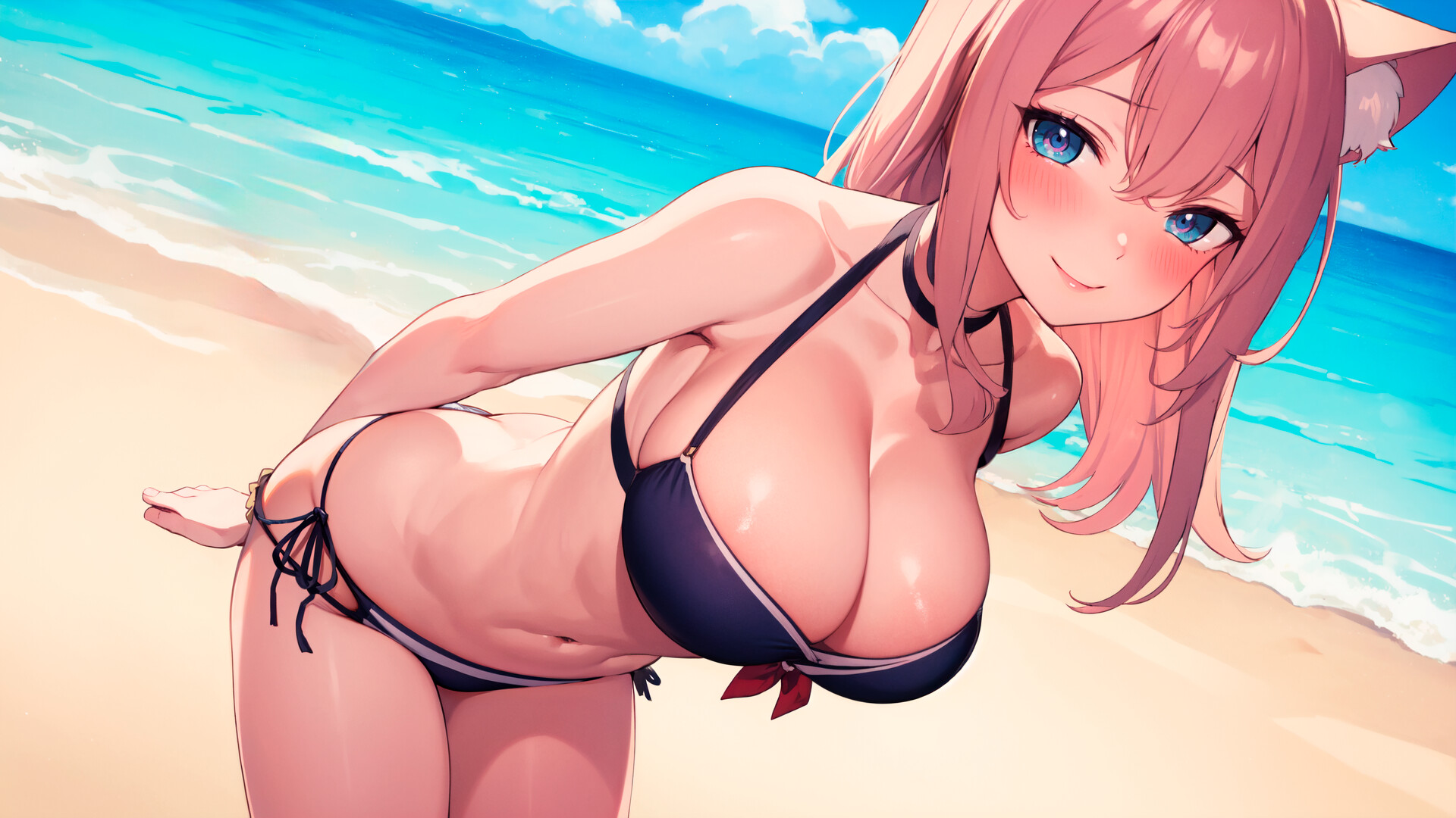 Neko Girls Puzzle screenshot 1