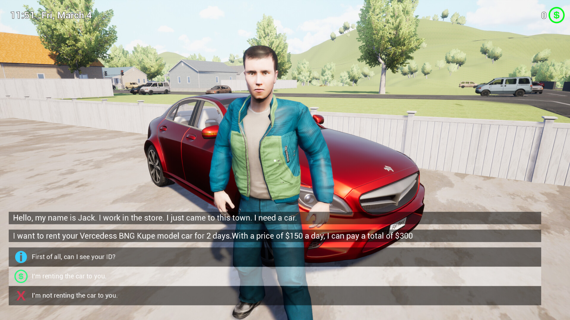 Rent A Car Simulator 24: Prologue screenshot 3