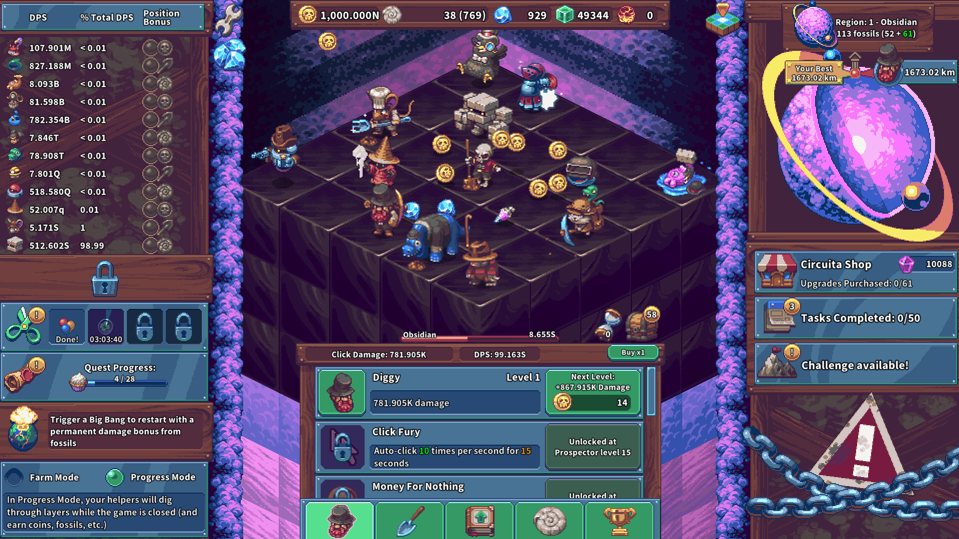 Click Click Dig: Idle Mine screenshot 4