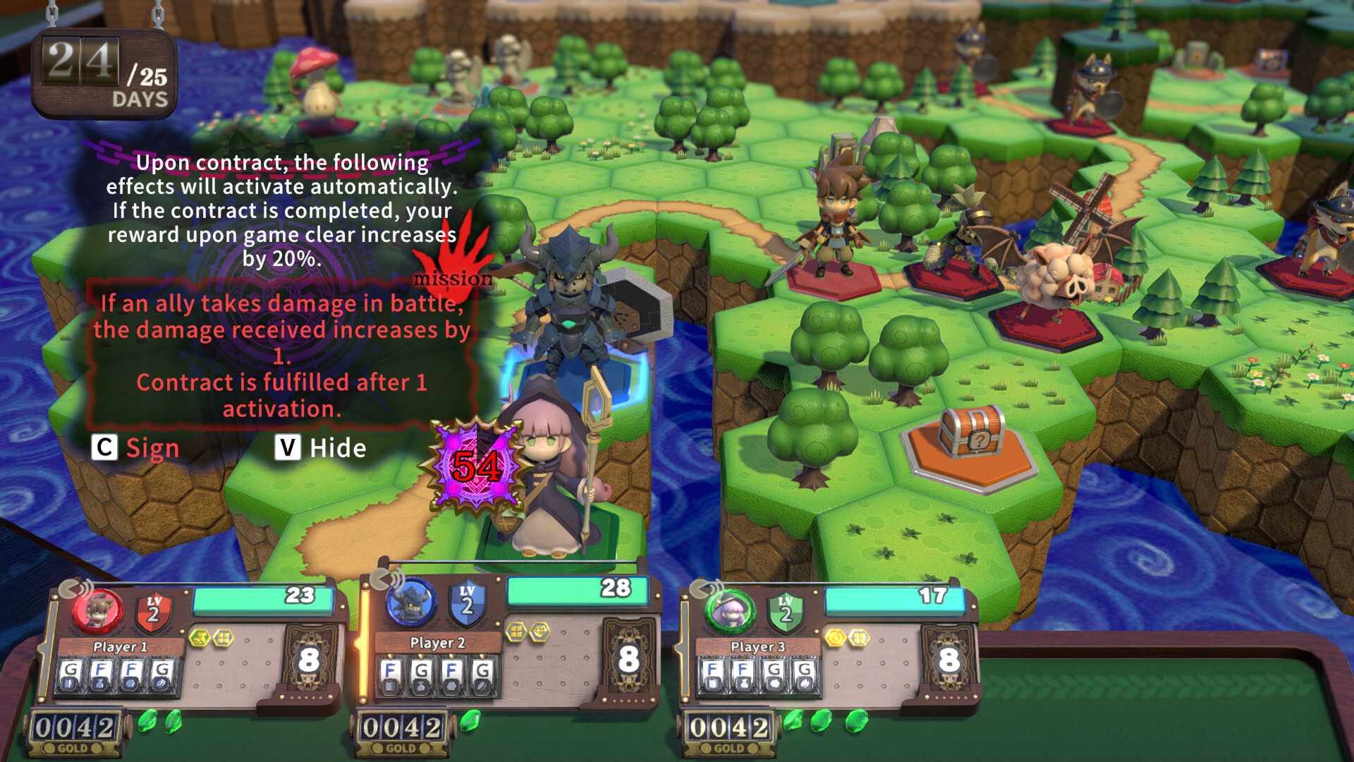 Viractal: Will You Trust Your Party? screenshot 5