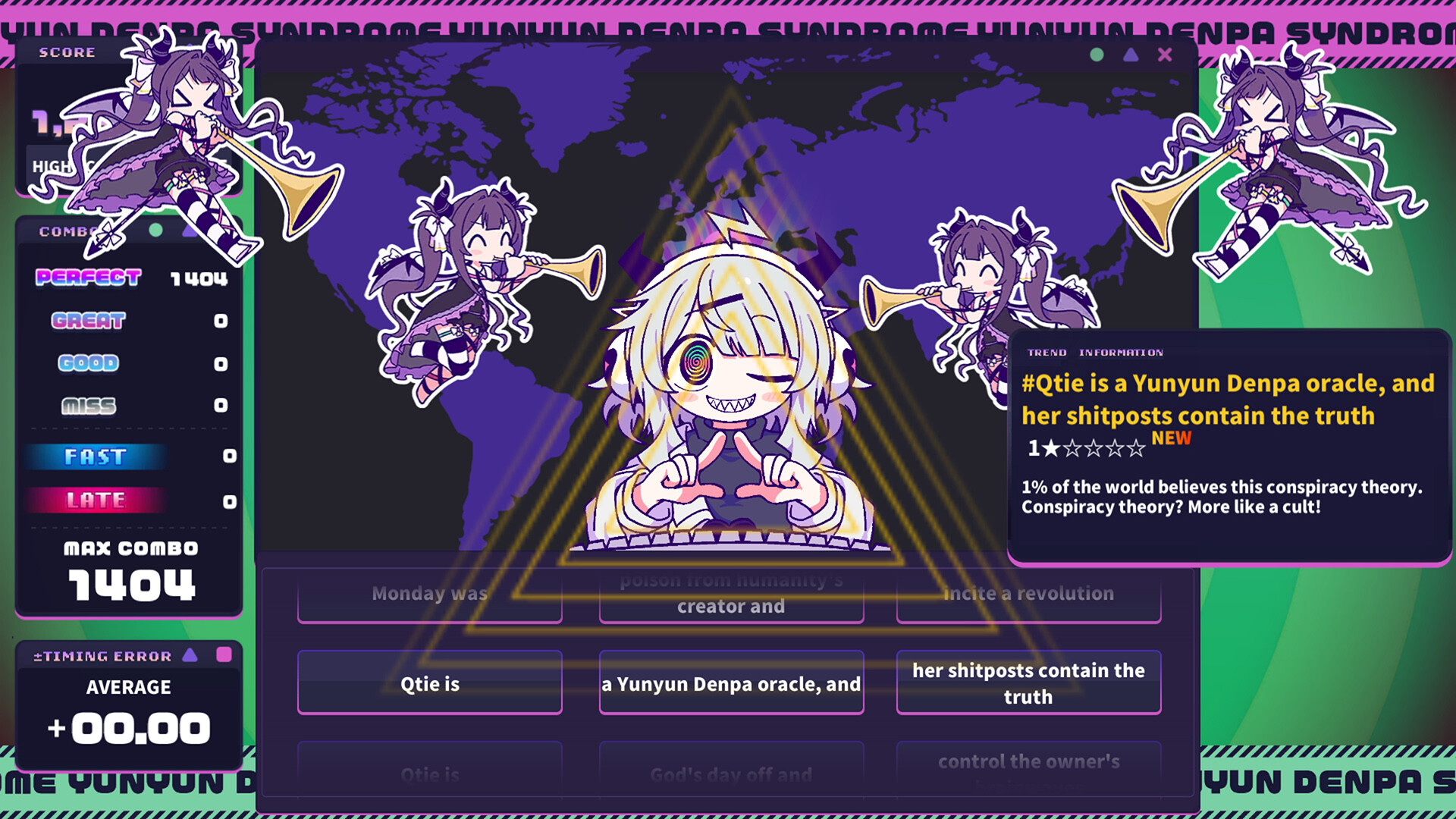 Yunyun Syndrome!? Rhythm Psychosis screenshot 5
