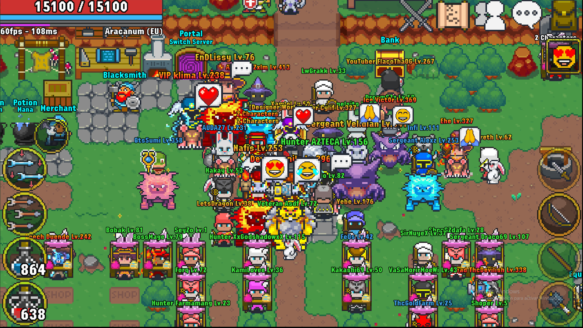 World of Solaria 2D MMORPG screenshot 1
