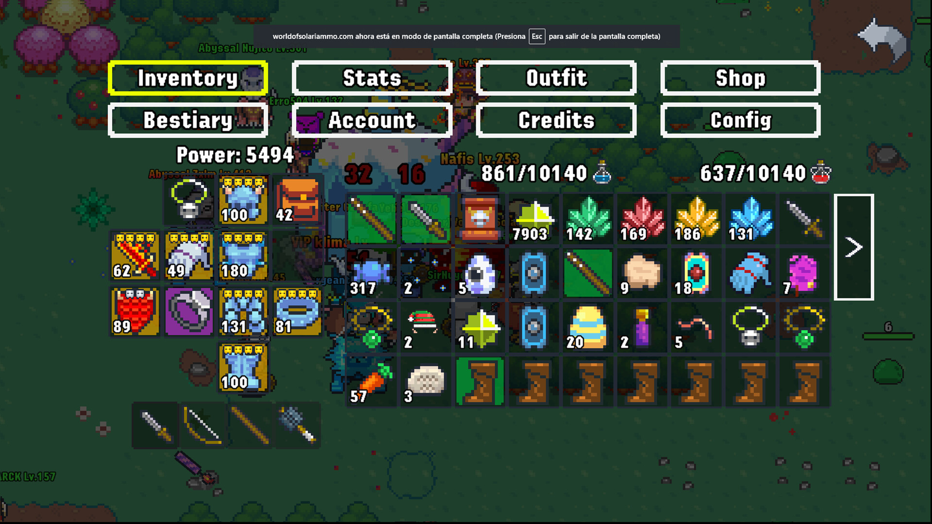 World of Solaria 2D MMORPG screenshot 8