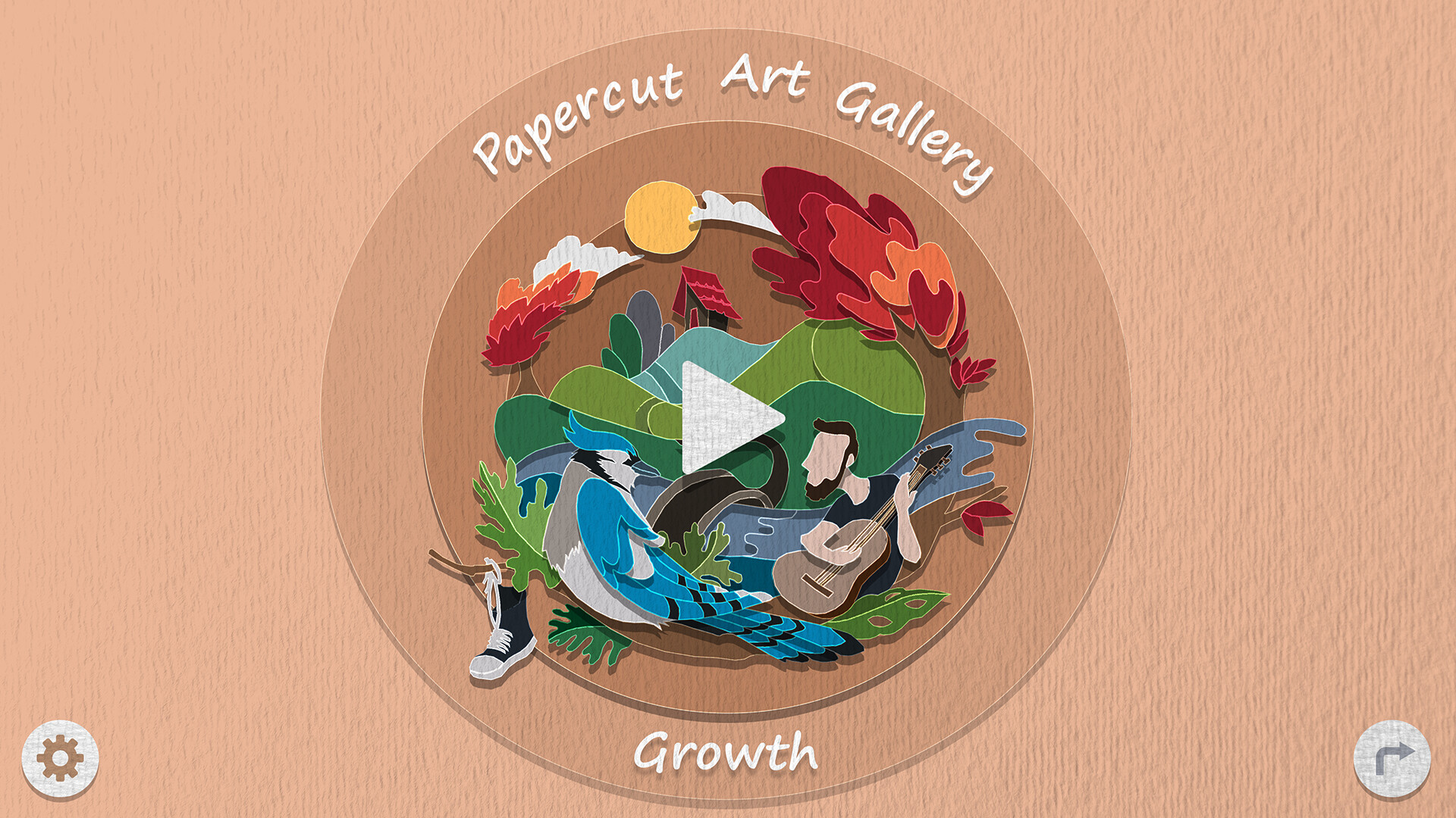 Papercut Art Gallery-Growth screenshot 1
