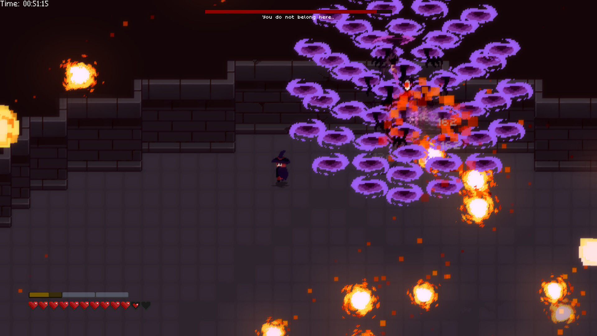 Little Fire Girl Fights Final Boss / 小紅姐掉站终极Boss! screenshot 5