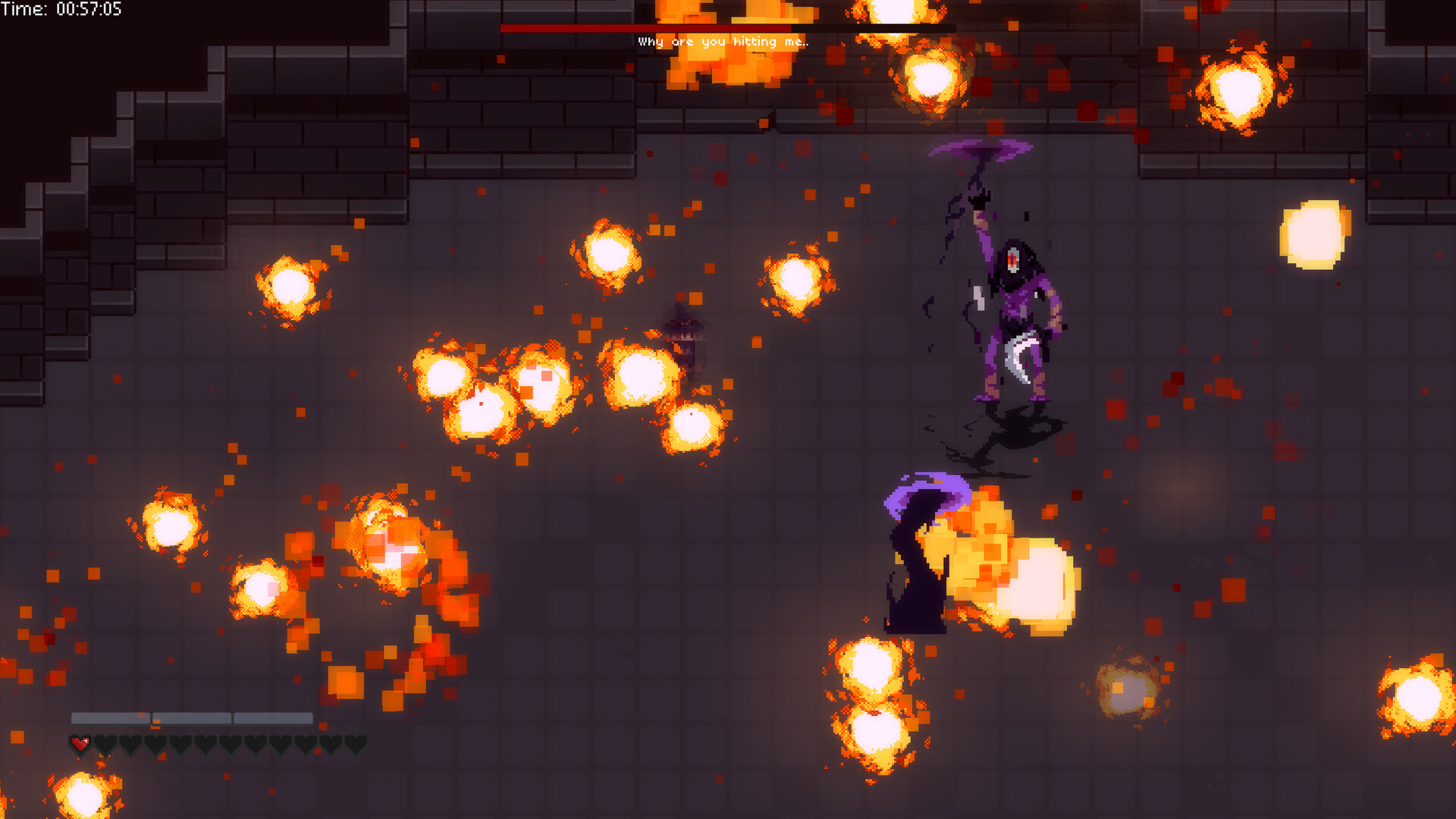 Little Fire Girl Fights Final Boss / 小紅姐掉站终极Boss! screenshot 7