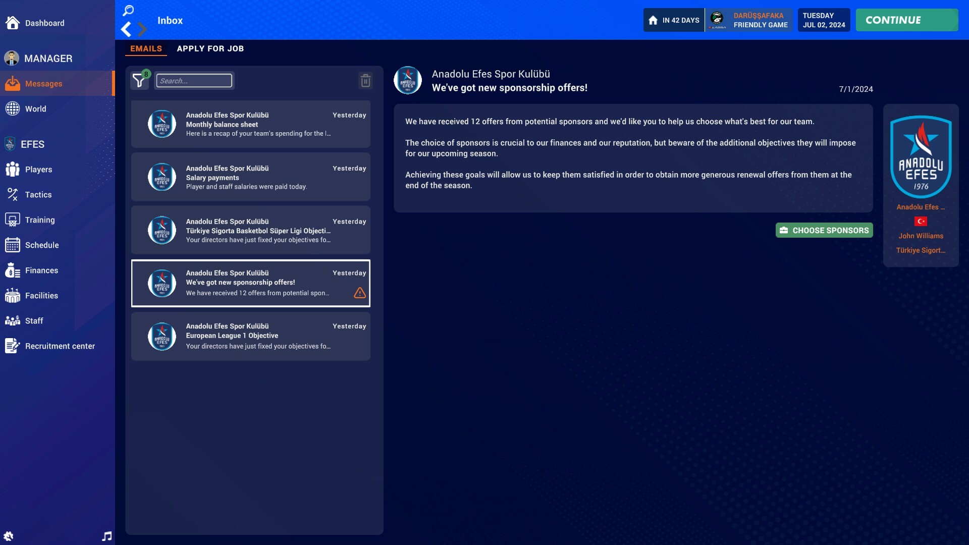Pro Basketball Manager 2025 screenshot 1