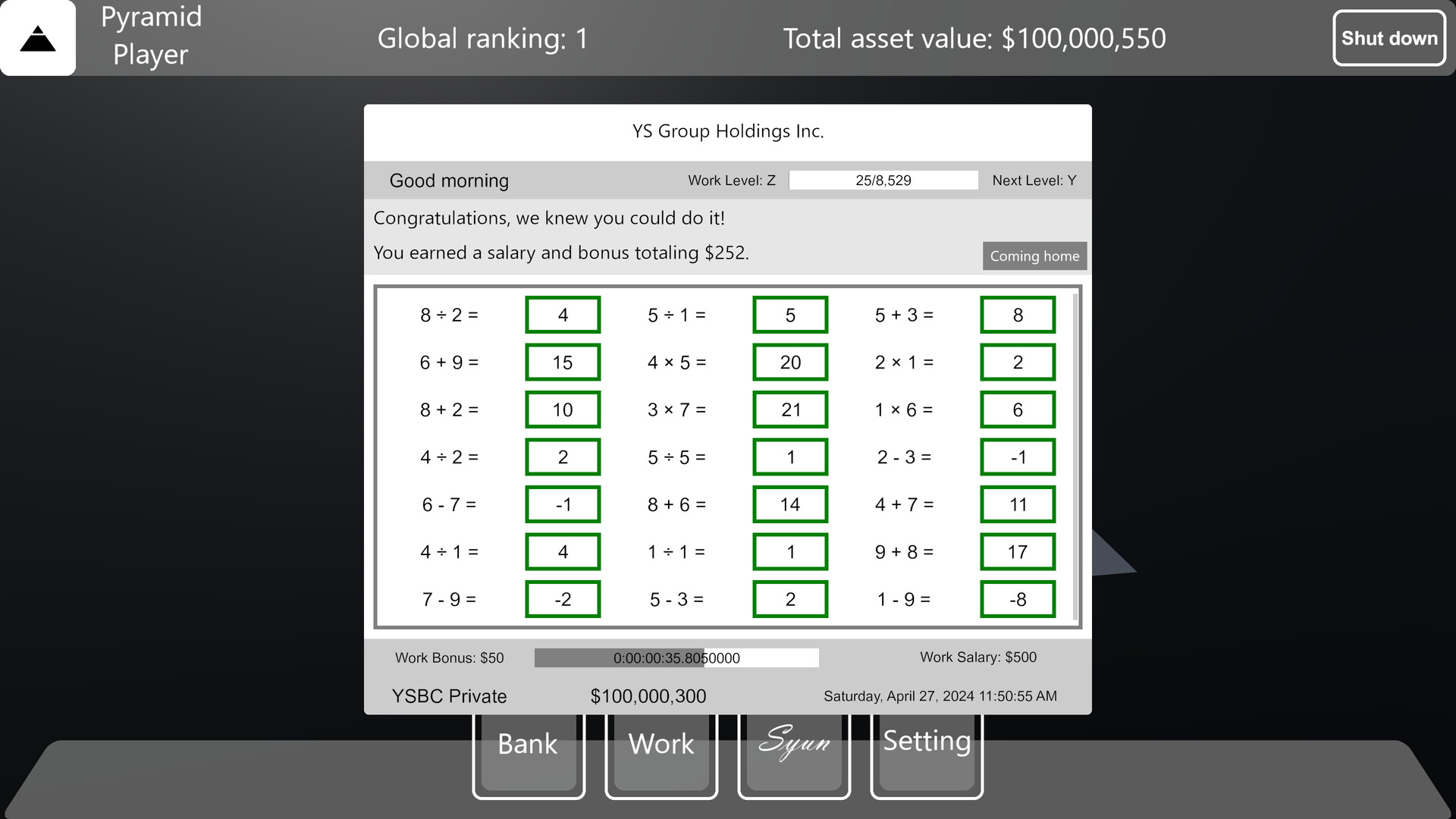 Pyramid Game screenshot 7