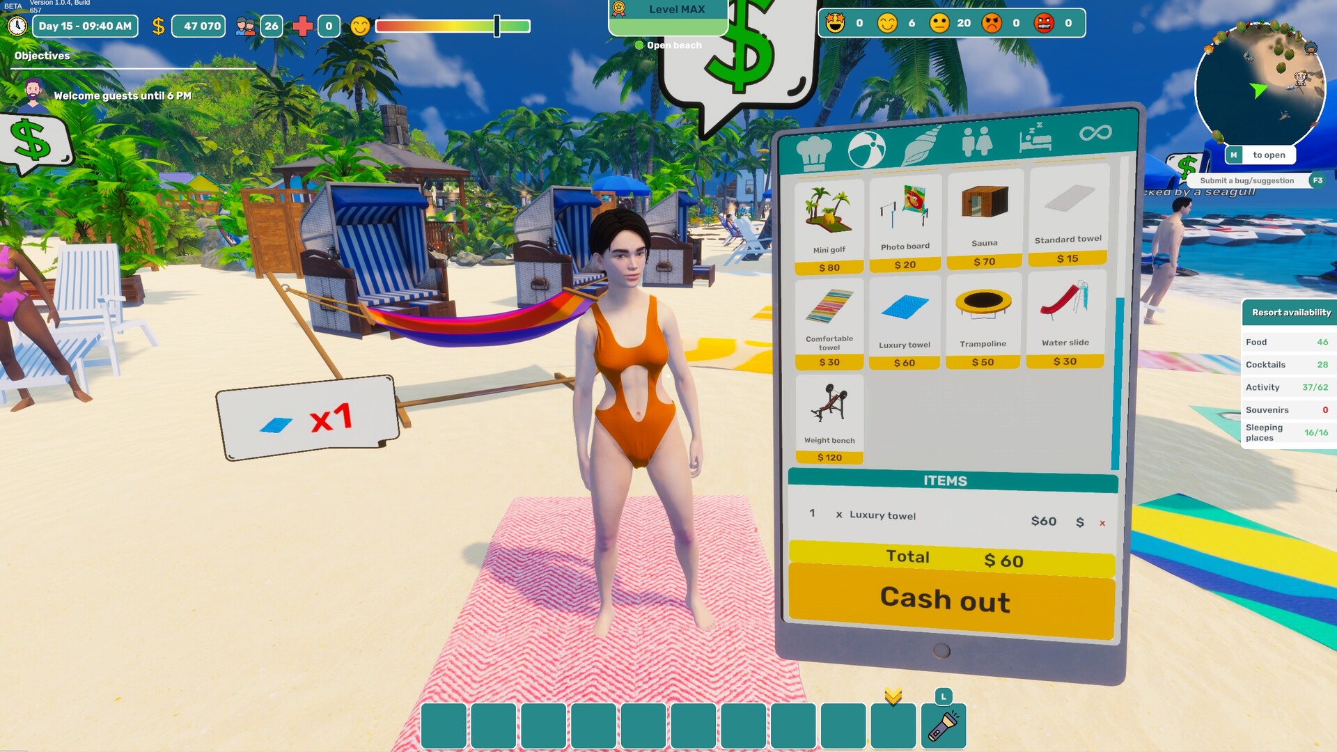 Tropical Resort Simulator screenshot 3