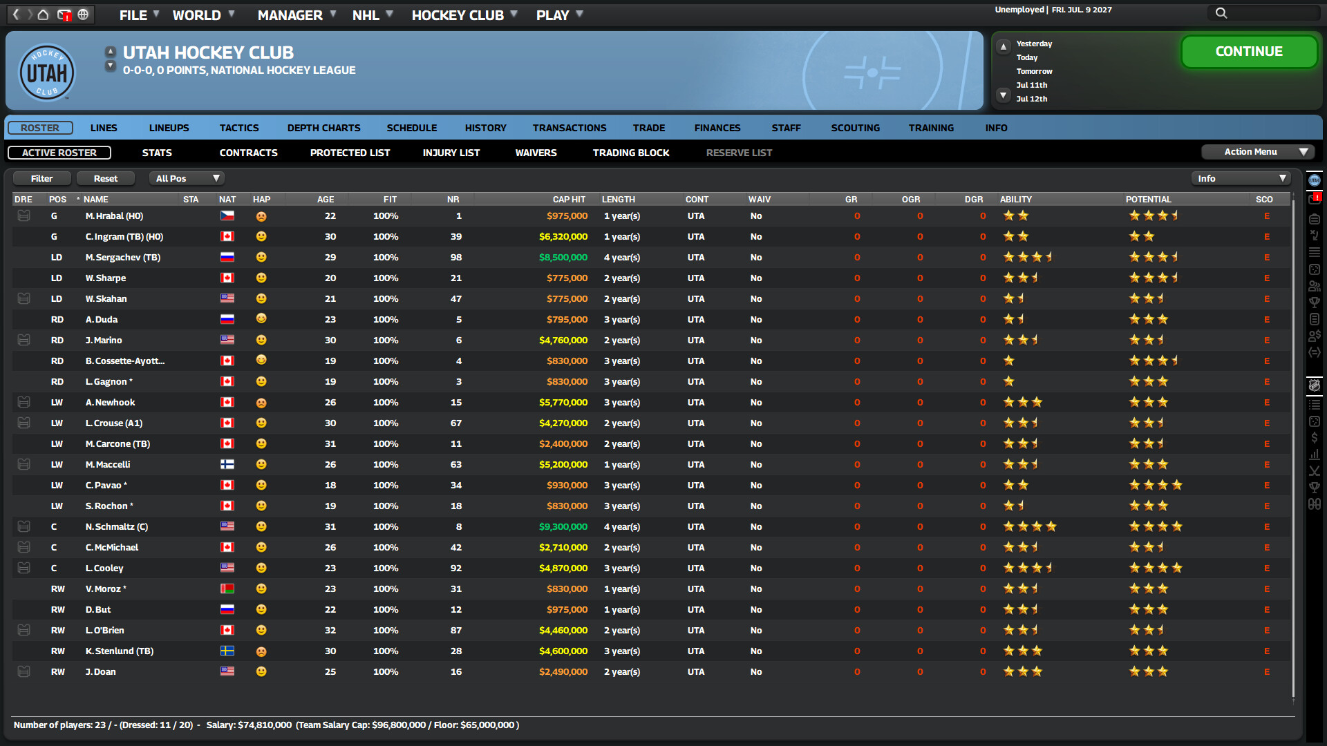 Franchise Hockey Manager 11 screenshot 12