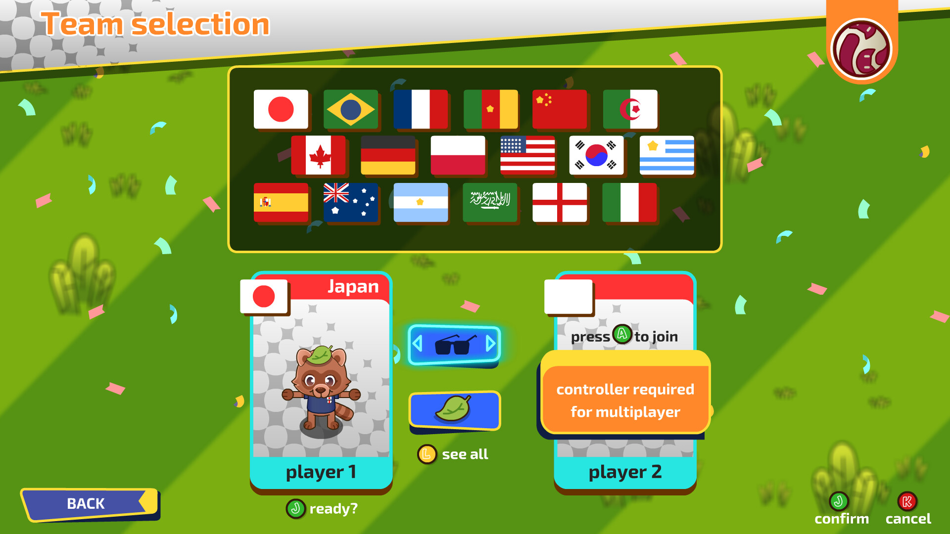 Super Animal Soccer screenshot 1
