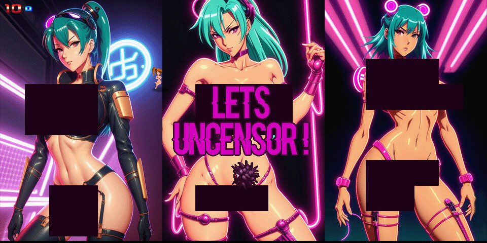 Uncensor Quest Neon screenshot 1