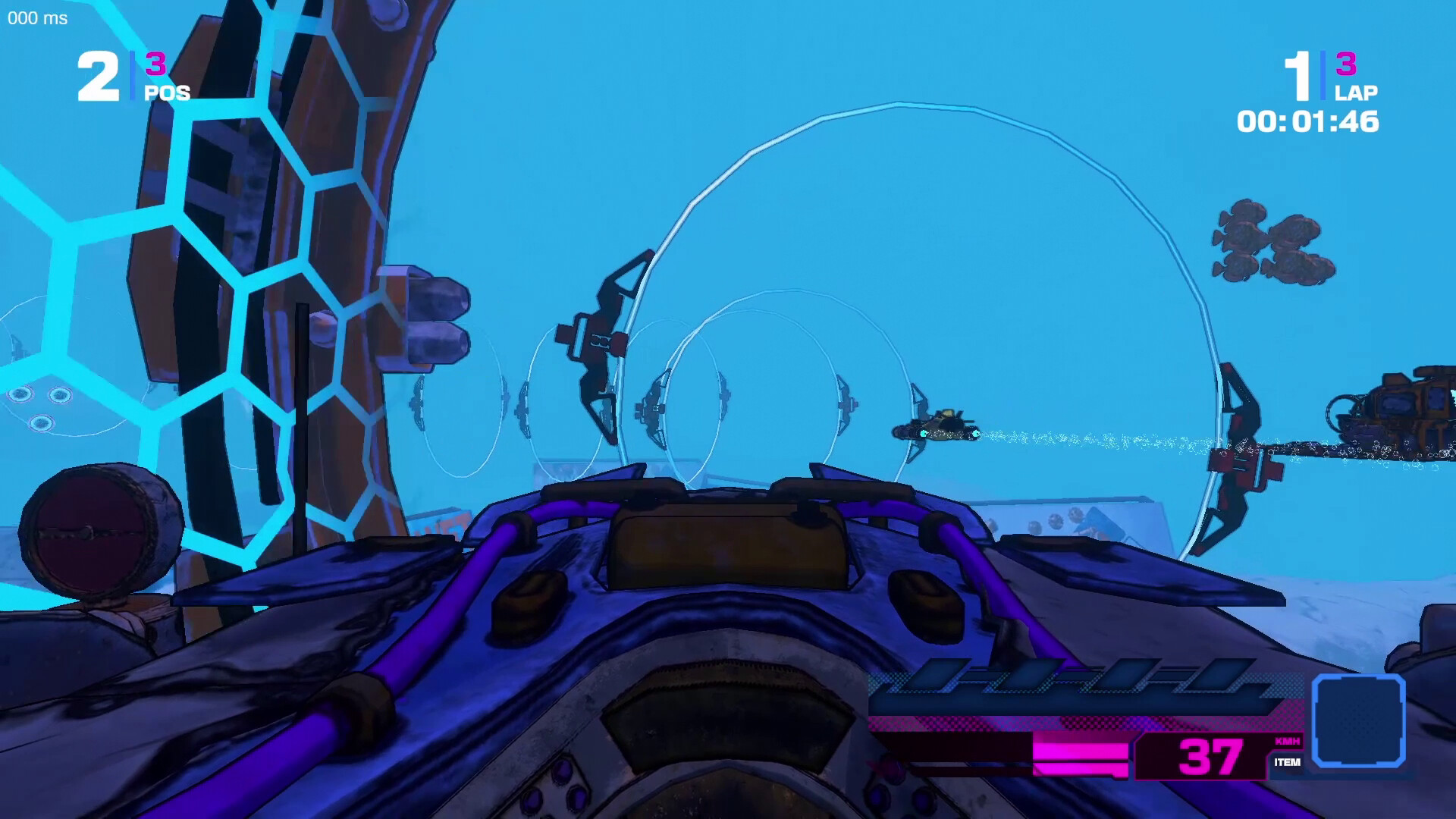 AguaBlitz: Alien Racer screenshot 2
