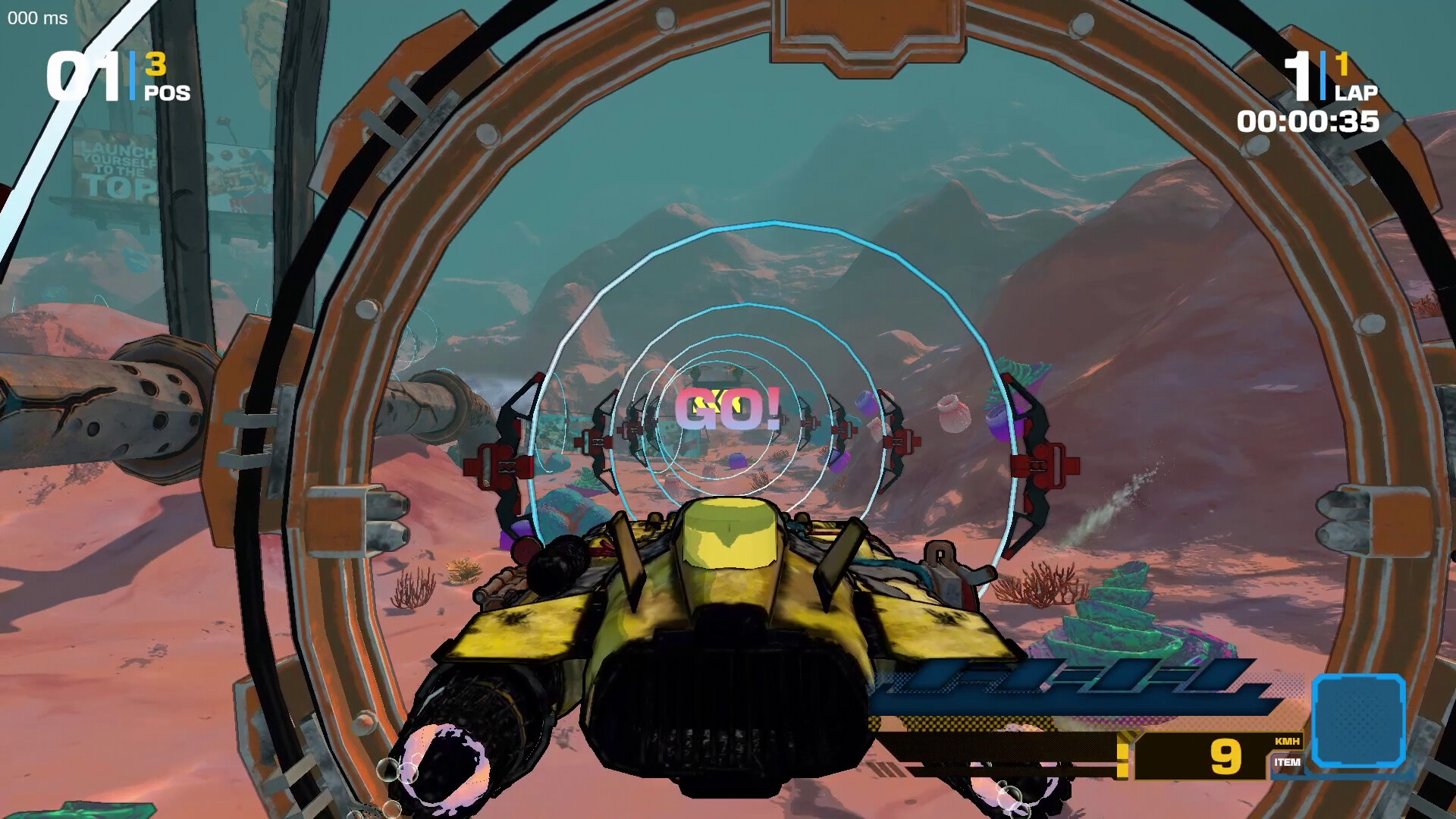 AguaBlitz: Alien Racer screenshot 1