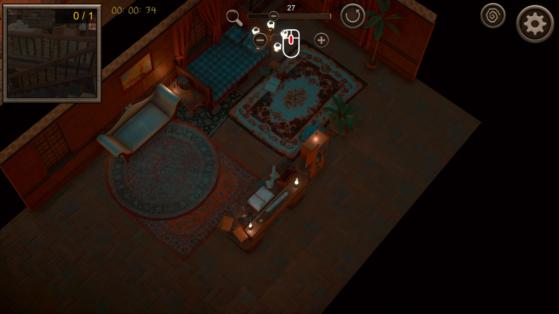 Hidden Old House Top-Down 3D screenshot 5