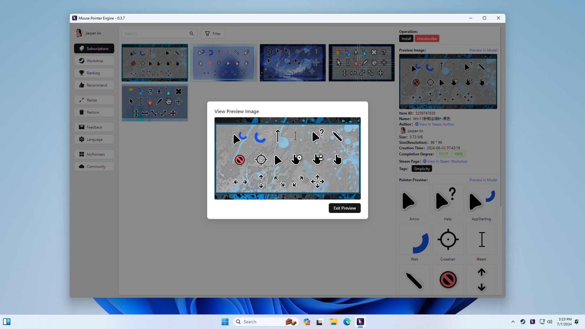Mouse Pointer Engine screenshot 3