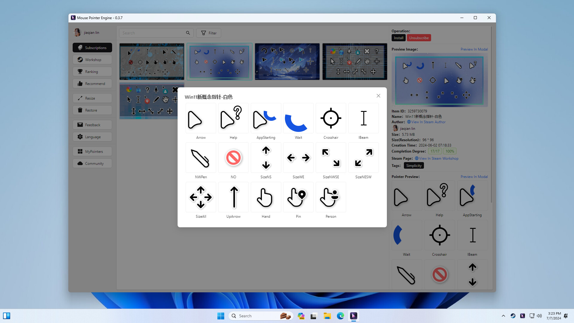 Mouse Pointer Engine screenshot 2