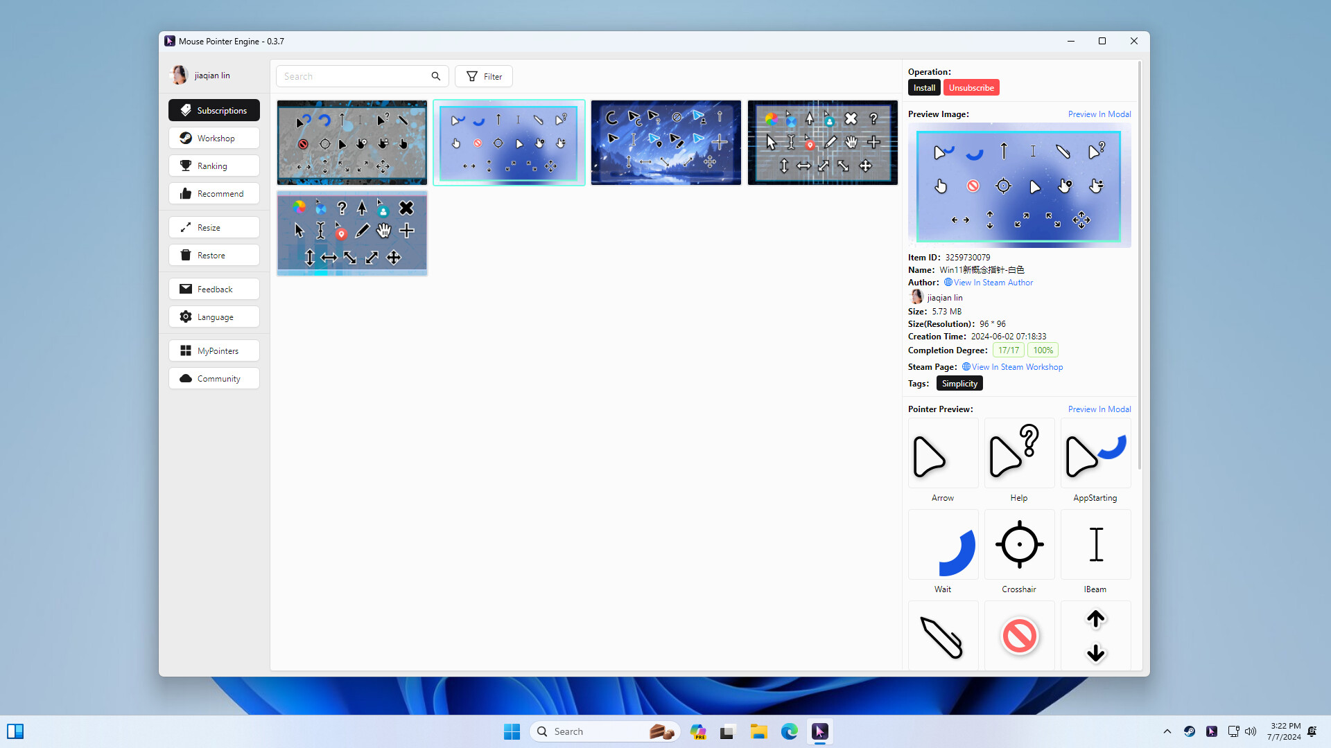 Mouse Pointer Engine screenshot 1