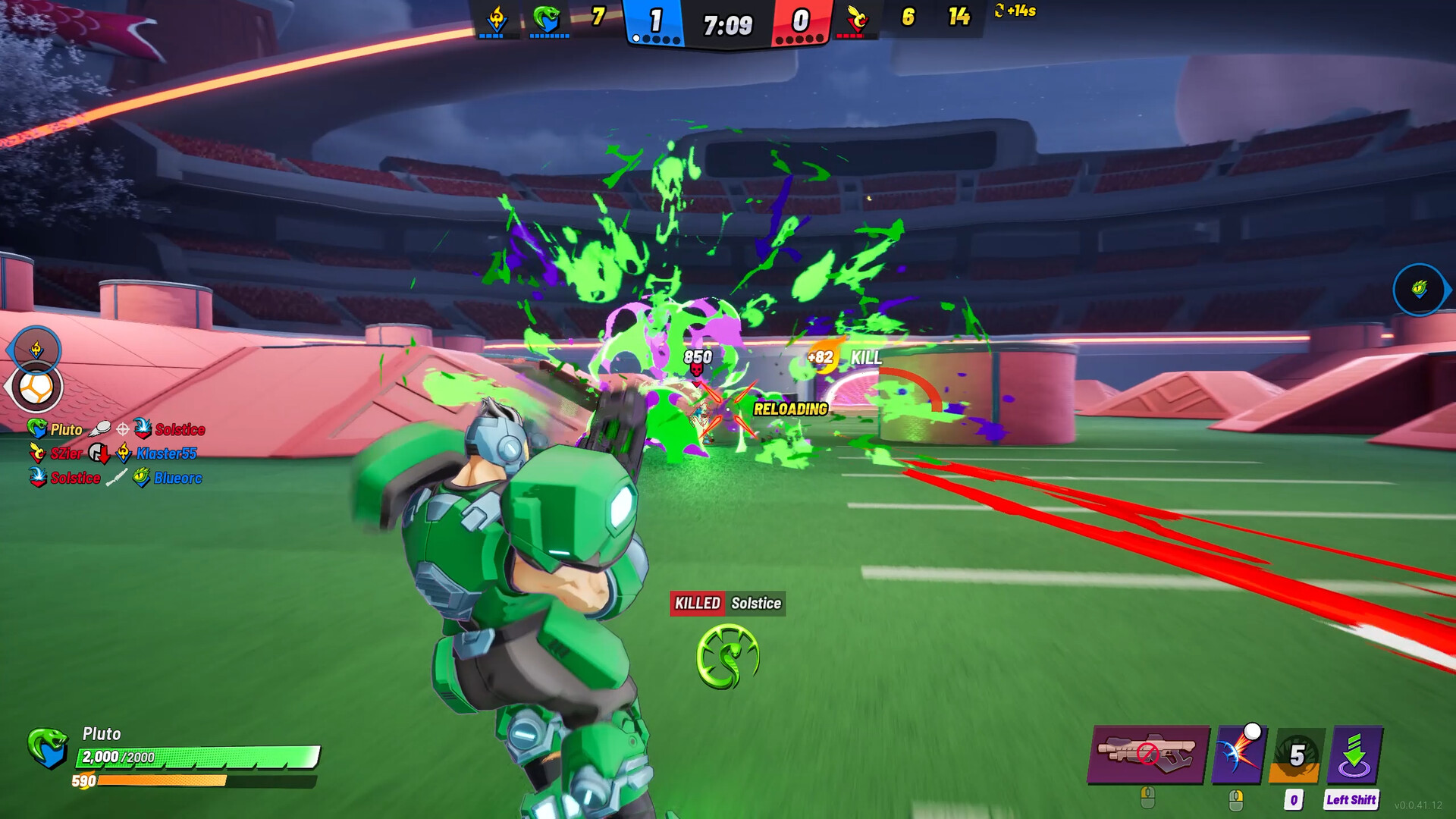 Ultra Strikers screenshot 1