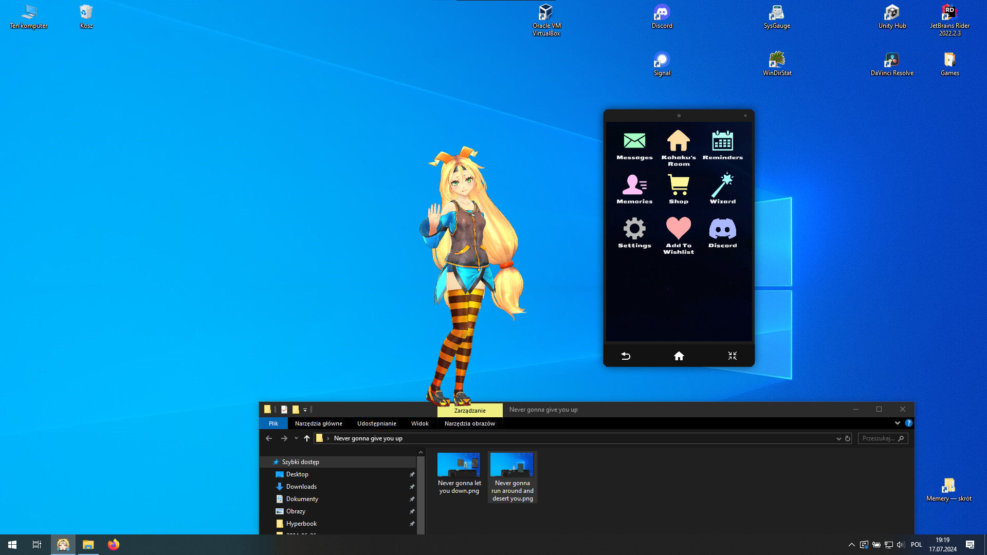 Unity-Chan: Desktop Companion screenshot 6