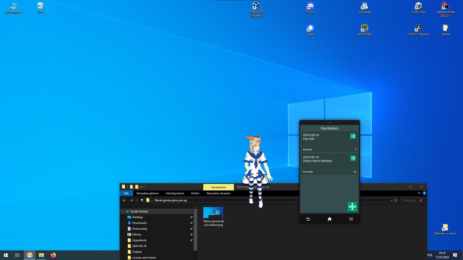 Unity-Chan: Desktop Companion screenshot 5
