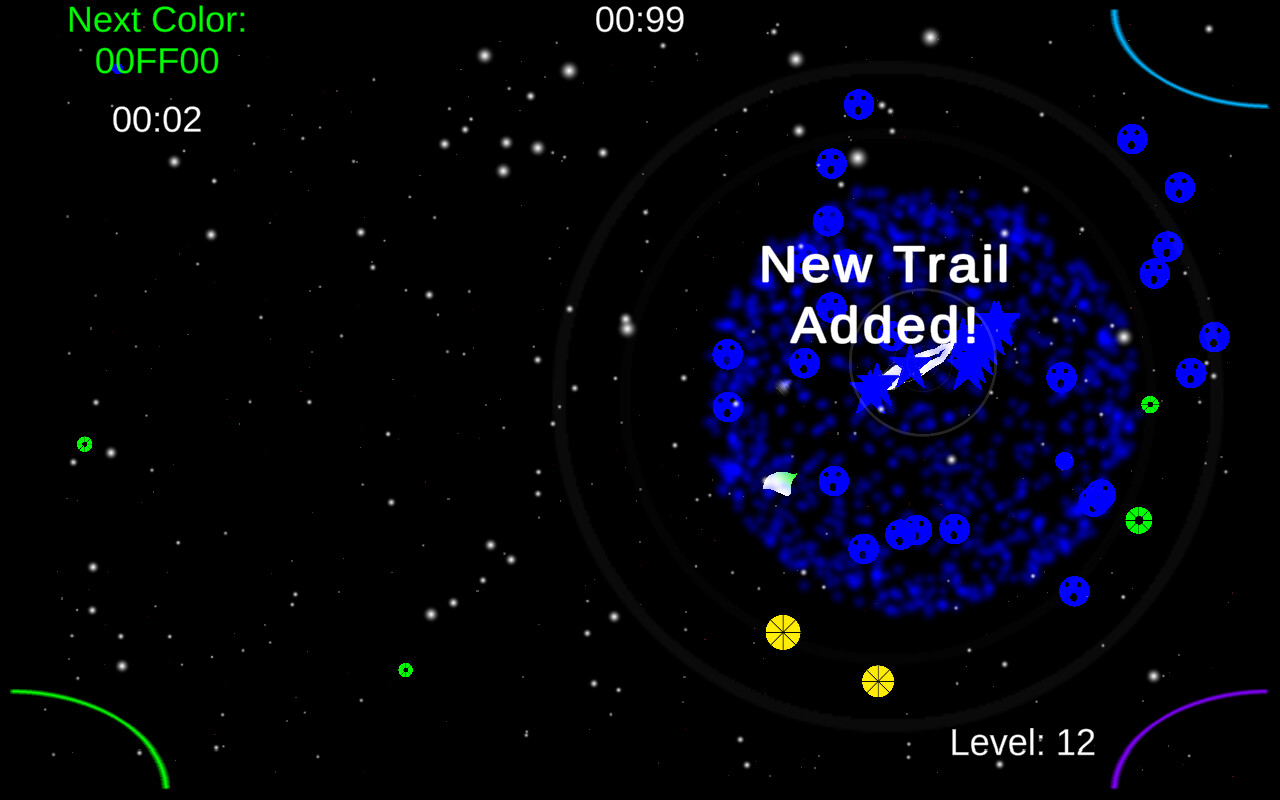 Space Trail Fireworks screenshot 5