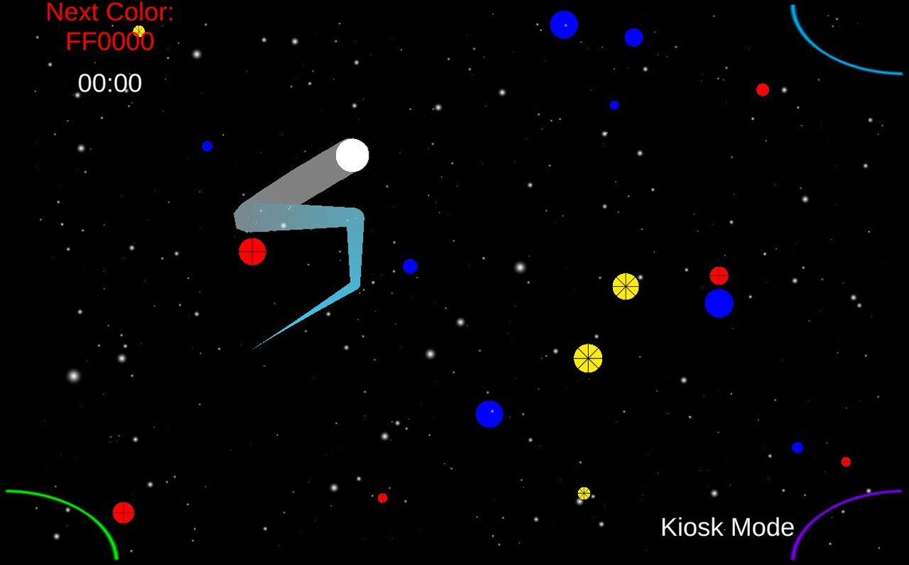 Space Trail Fireworks screenshot 1