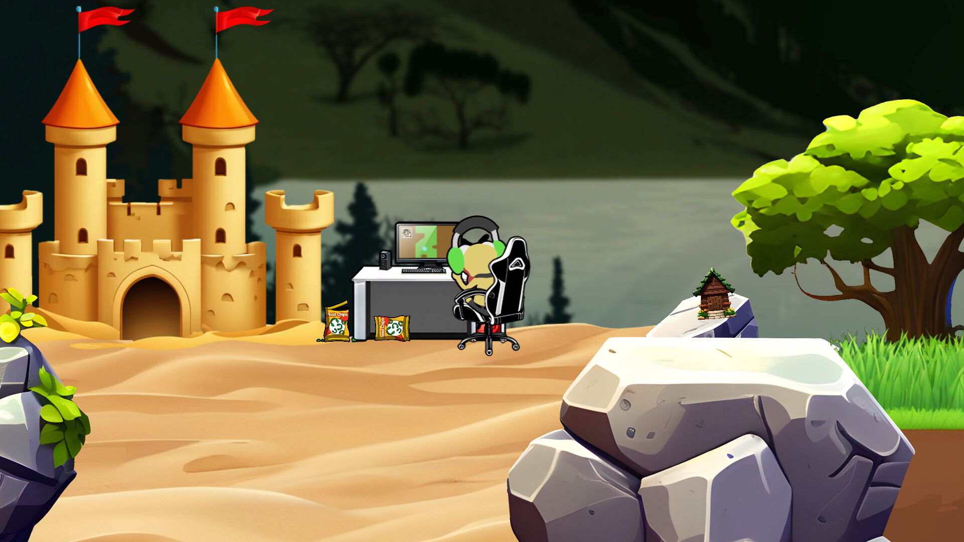 Streamer Content: a simple mechanic, a simple game screenshot 1