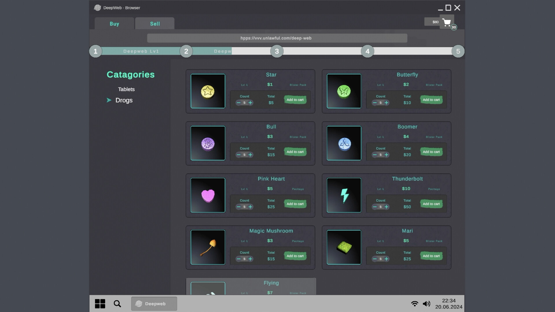 DeepWeb Simulator: Prologue screenshot 3