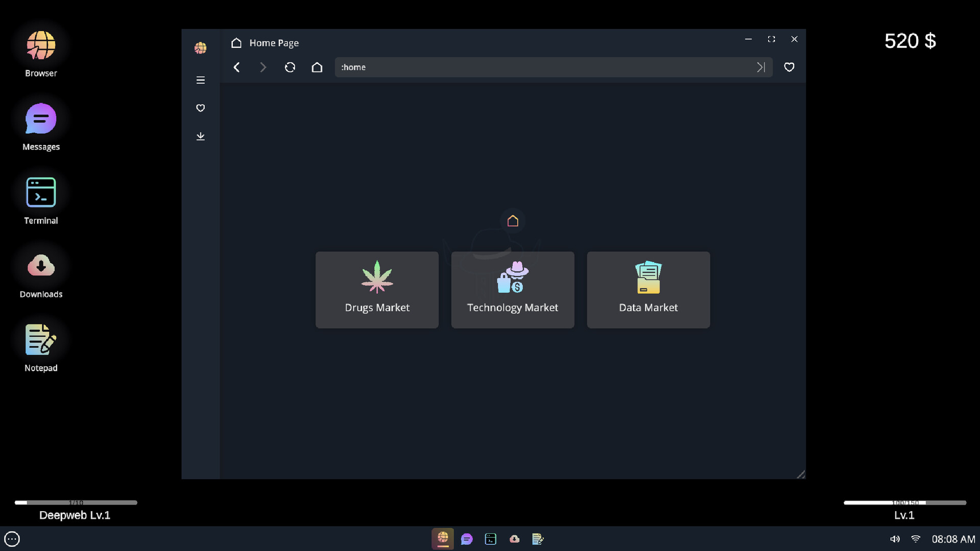 DeepWeb Simulator: Prologue screenshot 2
