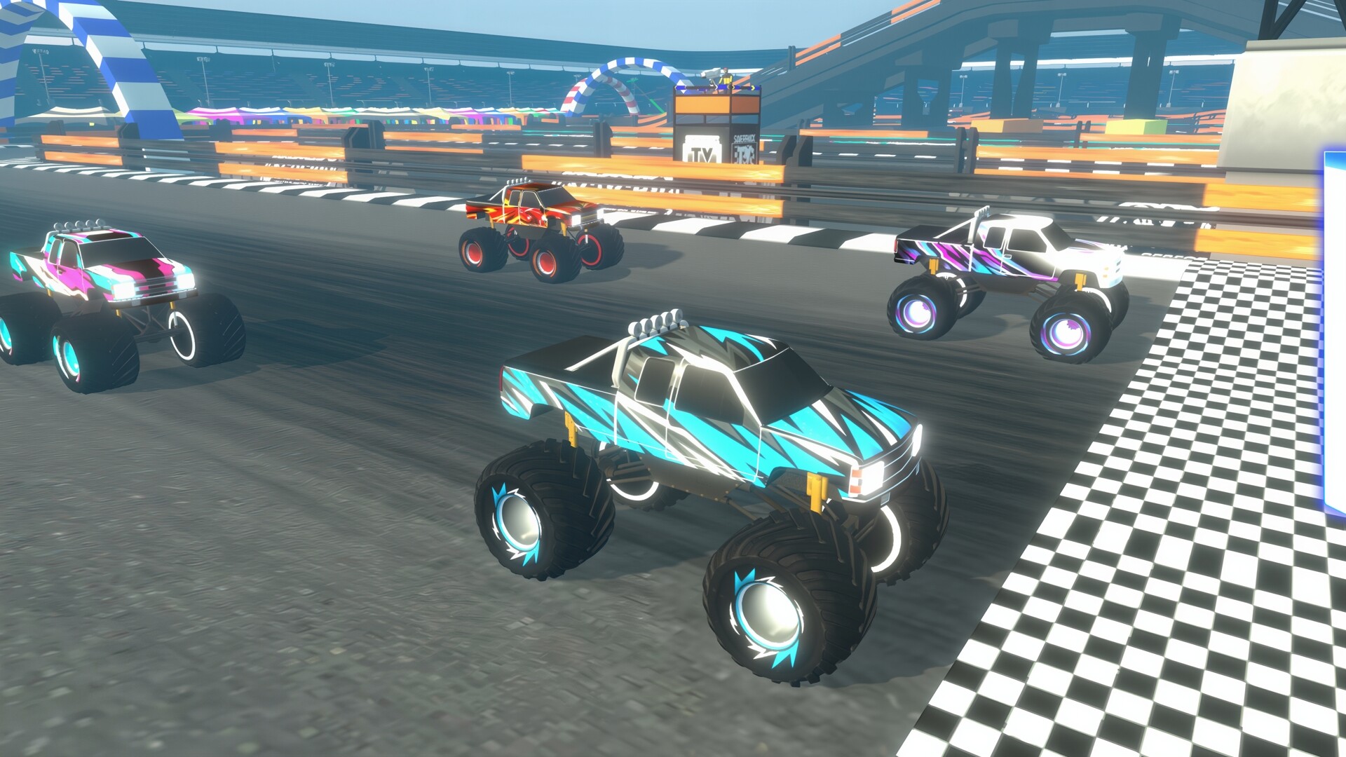SuperTrucks Multiplayer Racing screenshot 3