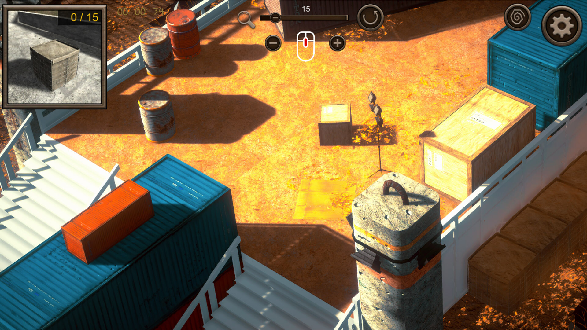 Hidden FPS Shooting Top-Down 3D screenshot 1