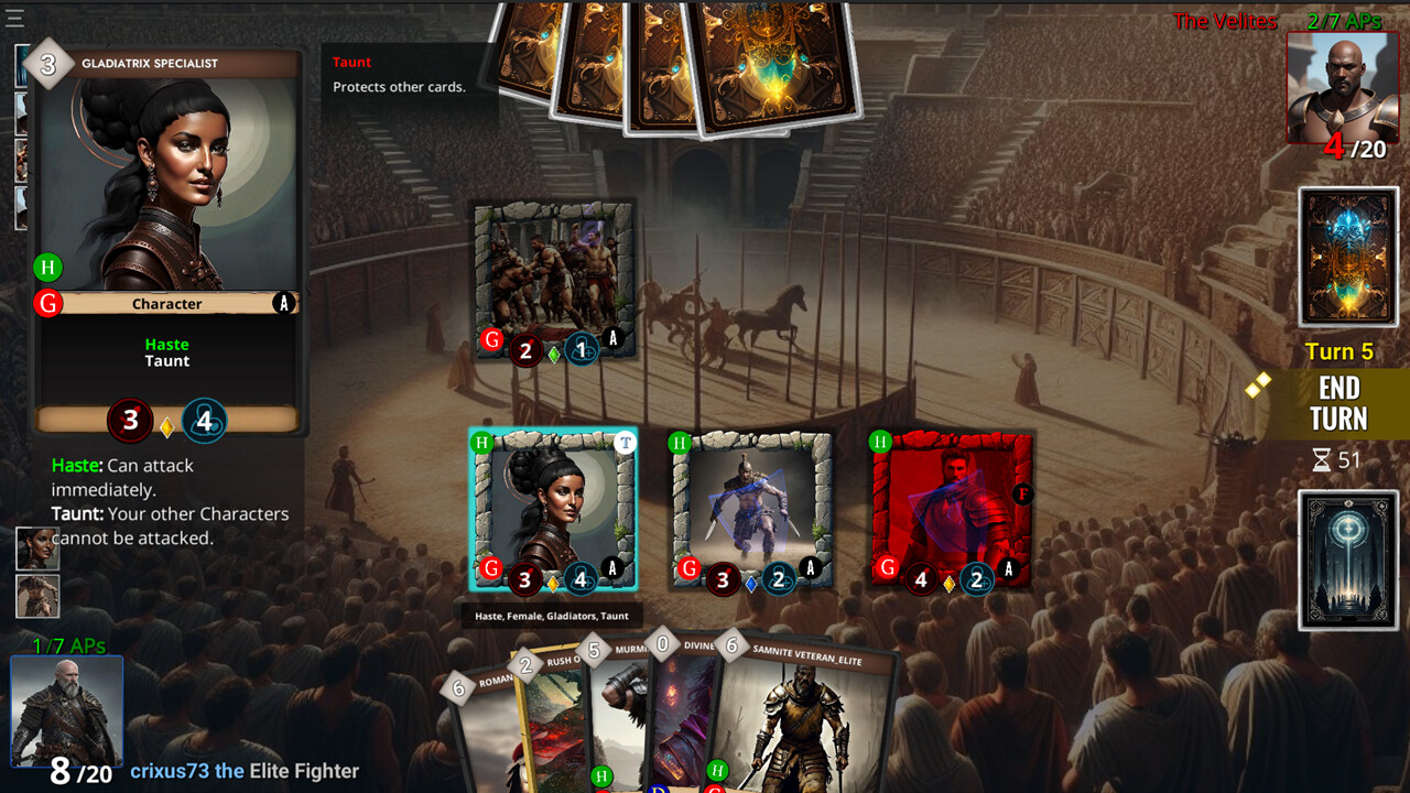For the Glory of Gods TCG screenshot 2