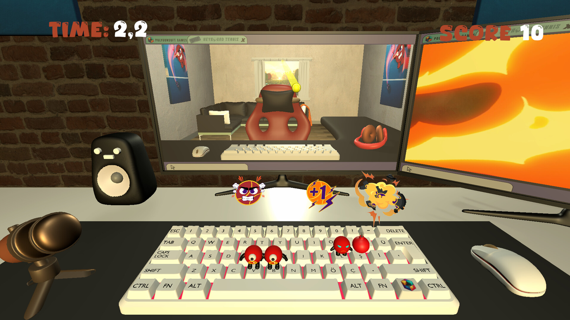 Keyboard Tennis screenshot 4