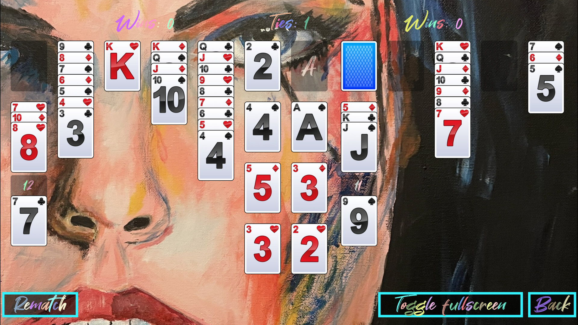 Gudrun's Solitaire Duel screenshot 3