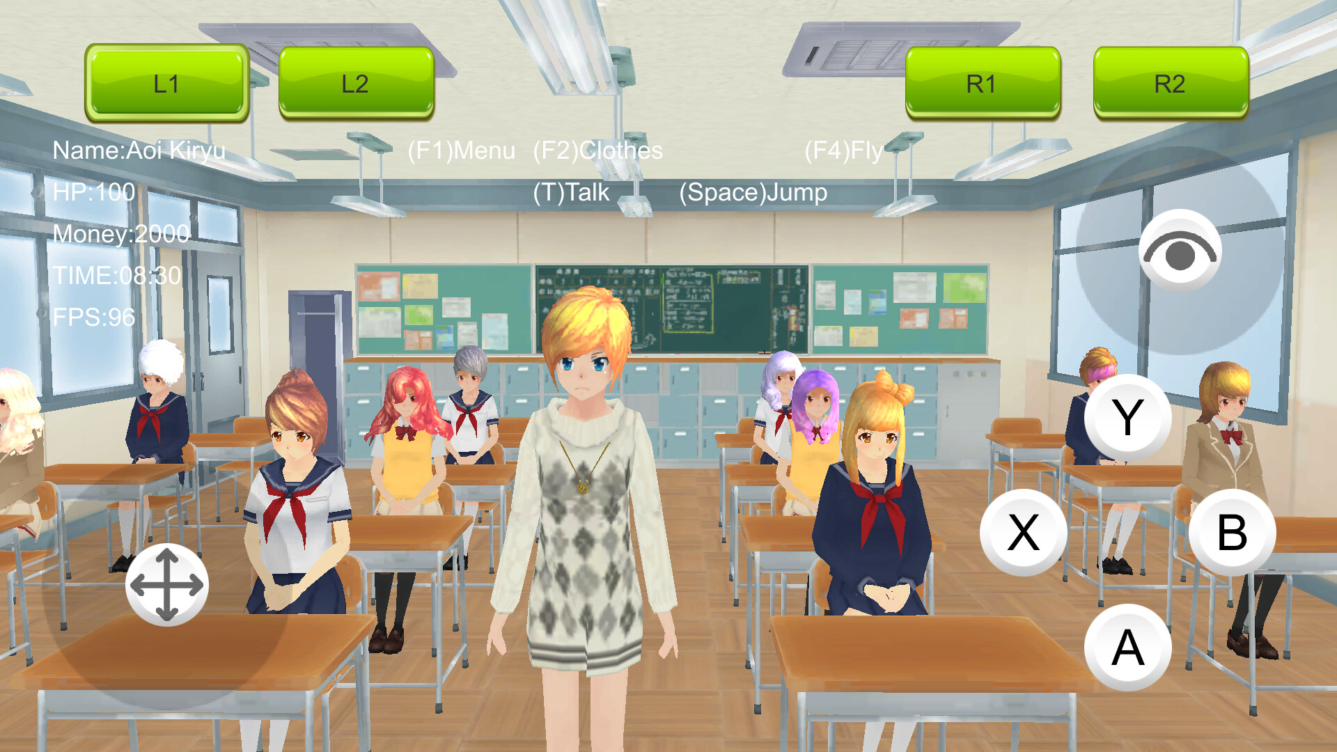 Women's School Simulator 2022 screenshot 3