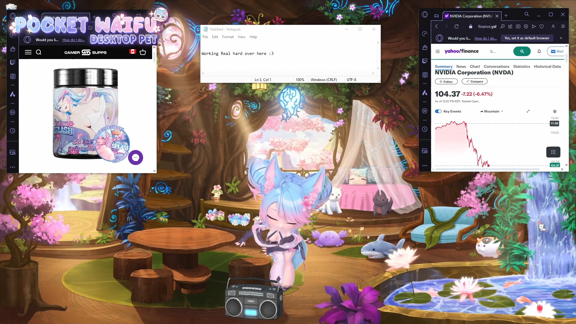Pocket Waifu: Desktop Pet screenshot 5