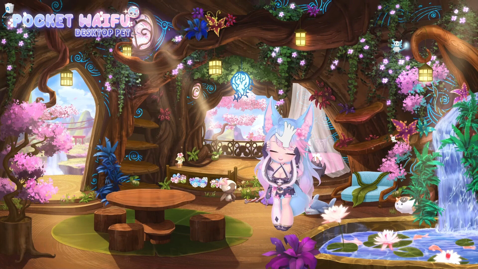 Pocket Waifu: Desktop Pet screenshot 1