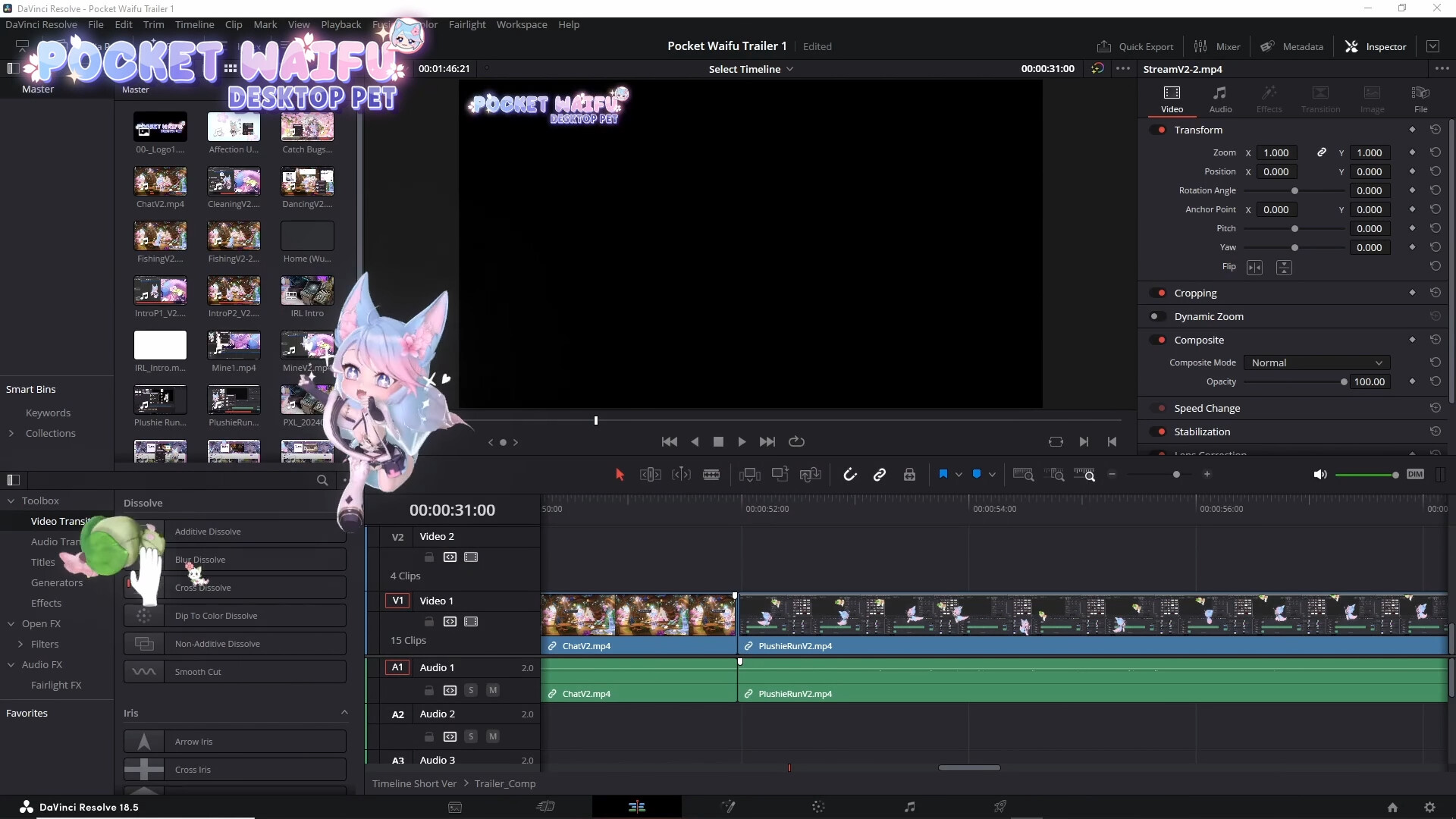Pocket Waifu: Desktop Pet screenshot 2
