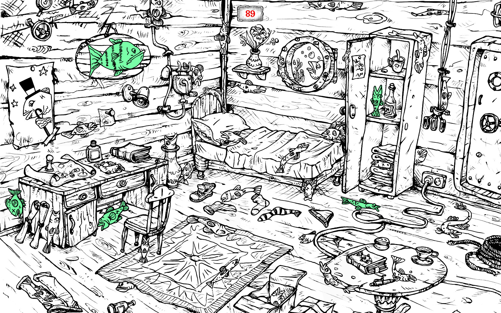 100 hidden Cthulhu fish screenshot 6