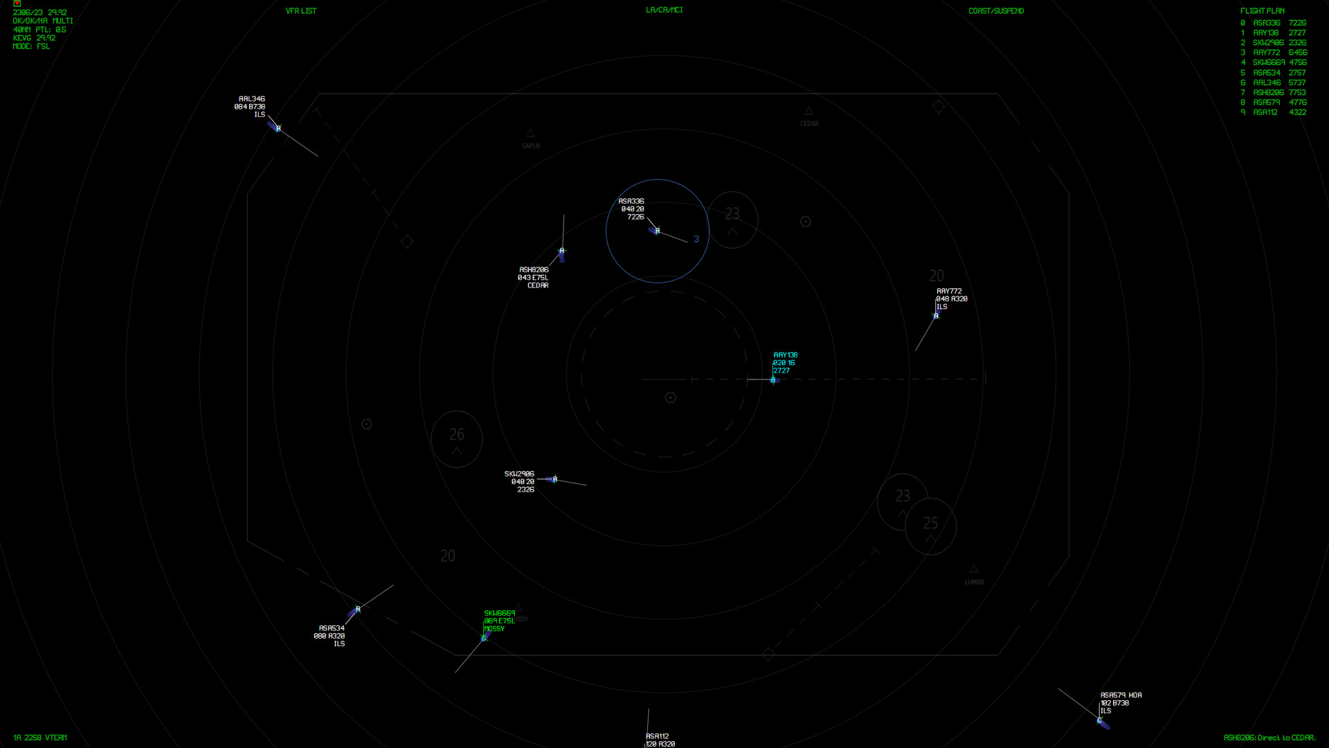 vTERM ATC Simulator screenshot 3
