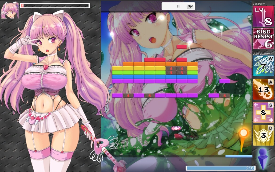 TOKAI Girl -Block Breaking RPG- screenshot 1