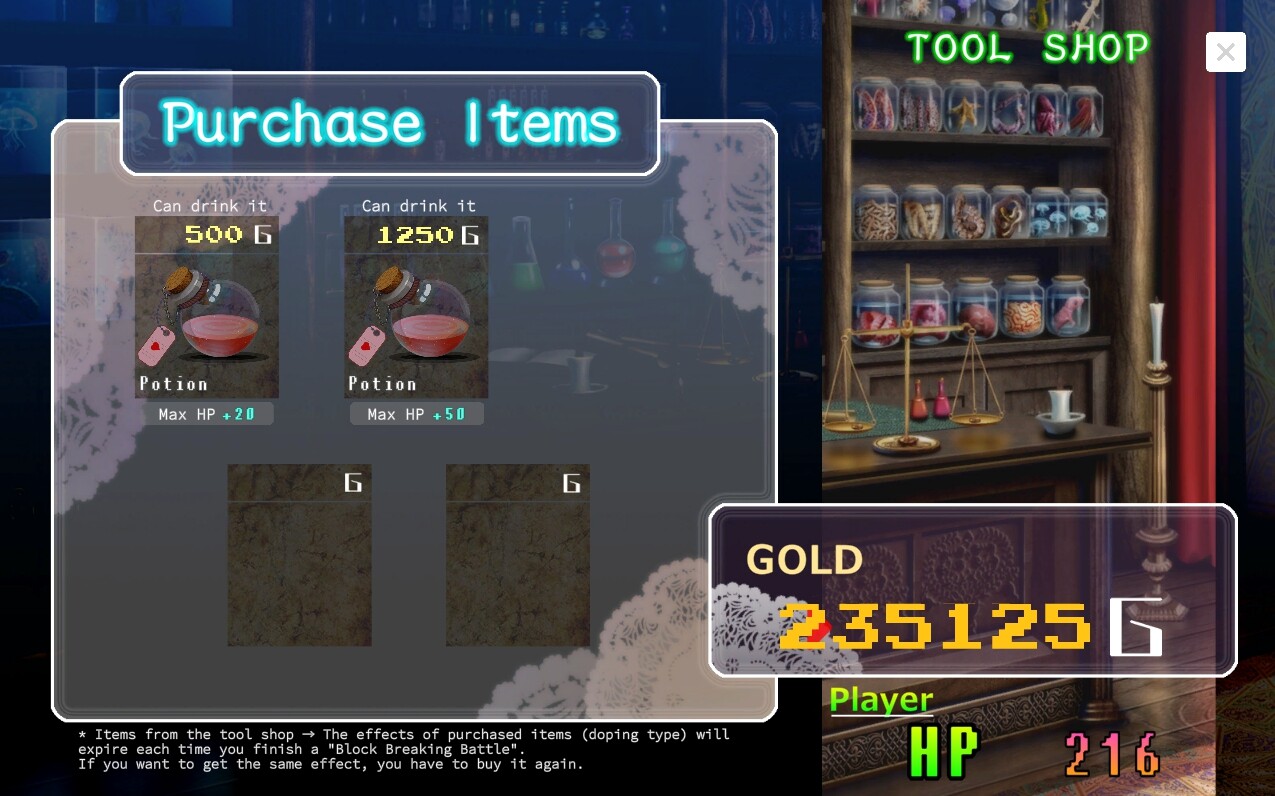 TOKAI Girl -Block Breaking RPG- screenshot 13