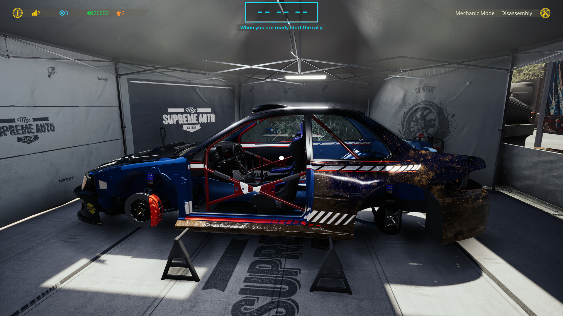 Rally Mechanic Simulator: Light Edition screenshot 3