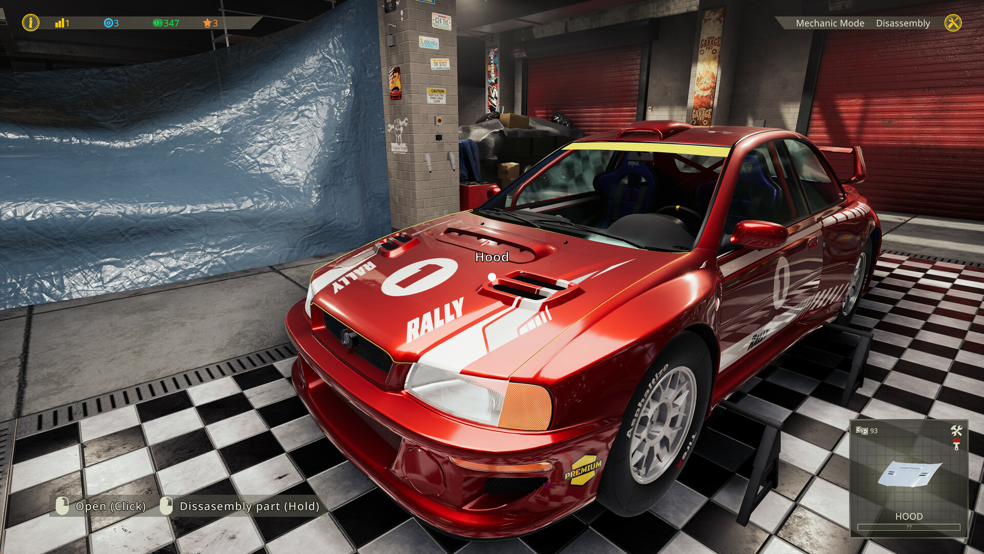 Rally Mechanic Simulator: Light Edition screenshot 5