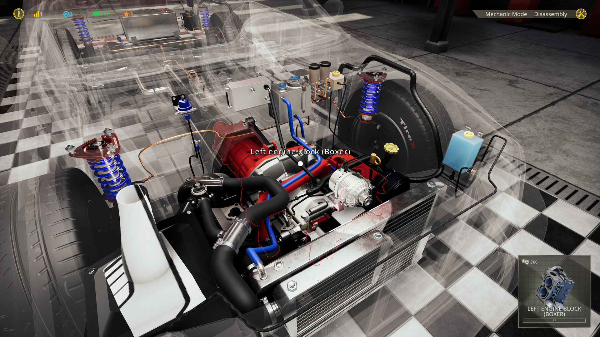 Rally Mechanic Simulator: Light Edition screenshot 4