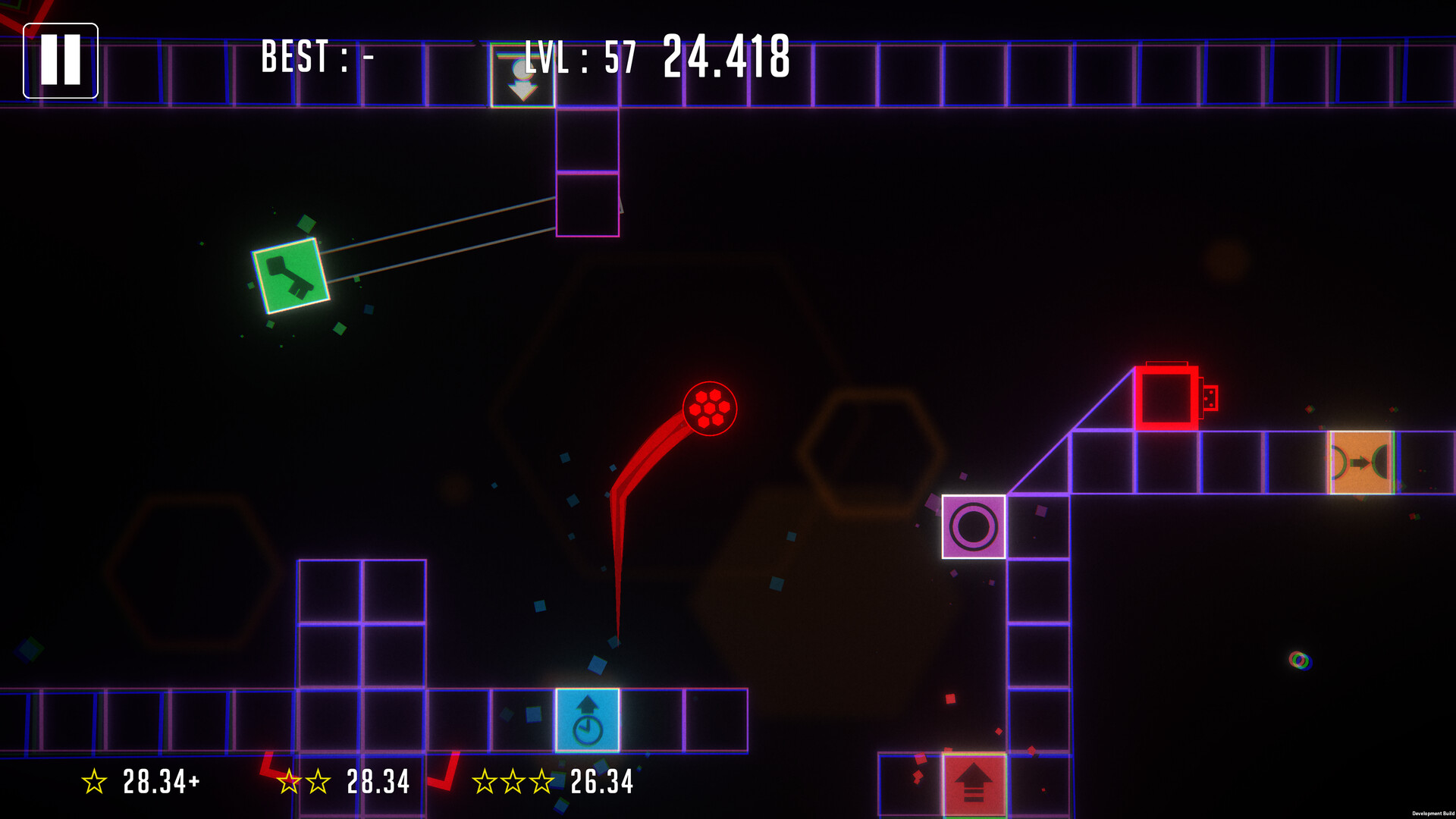Neon Puzzle Ball screenshot 2